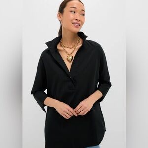 Tuckernuck Black Willow Blouse, XXS